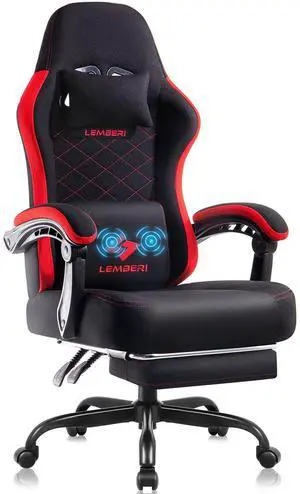 Vitesse Big and Tall Gaming Chair 300lb Weight Capacity,Gamer Chairs for Adults,Video Game Chair with Footrest,Racing Style Computer Gamer Chair with Headrest and Lumbar Support Red Vitesse Big and Tall Gaming Chair 300lb Weight Capacity,Gamer Chairs for Adults,Video Game Chair with Footrest,Racing Style Computer Gamer Chair with Headrest and Lumbar Support Red