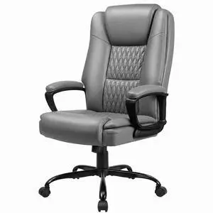 Vitesse Home Office Chair, 400LBS Big and Tall Computer Chair Heavy Duty Design, Ergonomic High Back Cushion Lumbar Back Support, Adjustable Executive Leather with Armrest Vitesse Home Office Chair, 400LBS Big and Tall Computer Chair Heavy Duty Design, Ergonomic High Back Cushion Lumbar Back Support, Adjustable Executive Leather with Armrest
