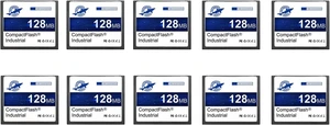 THREE COLOUR DOGFISH Compact Flash Memory Card 128MB 10PACK Industrial CF Type I Card FAT16 CF Cards for Industrial Equipment and Vintage Digital Cameras THREE COLOUR DOGFISH Compact Flash Memory Card 128MB 10PACK Industrial CF Type I Card FAT16 CF Cards for Industrial Equipment and Vintage Digital Cameras