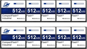 THREE COLOUR DOGFISH Compact Flash Memory Card 512MB 10PACK Industrial CF Type I Card FAT16 CF Cards for Industrial Equipment and Vintage Digital Cameras THREE COLOUR DOGFISH Compact Flash Memory Card 512MB 10PACK Industrial CF Type I Card FAT16 CF Cards for Industrial Equipment and Vintage Digital Cameras