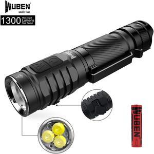 WUBEN Rechargeable Flashlights 1200 High Lumens Super Bright, LED Tactical  Flashlight 18650 Battery Powered EDC Flash Light IP68 Waterproof, 6 Light  Modes for Camping, Emergency, Outdoor price in Saudi Arabia,  Saudi  Arabia
