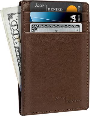 Access Denied Men's Vegan Bifold Wallet