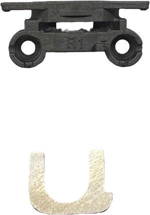 Sony Headphones WH-1000XM4 XM4 Hinge Swivel Replacement + U Metal Lock - Parts Silver Right