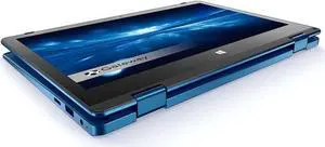 Gateway GWTC116-2 2-in-1 Laptop, 11.6 HD (1366 x 768) Touchscreen, Intel Celeron N4020, 4 GB LPRAM Ram, 64 GB eMMC Storage, Windows 10