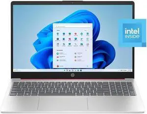 HP Laptop 15 Laptop, 15.6" HD (1366 x 768), Intel Pentium N200, 8 GB RAM, 128GB SSD, Webcam, Windows 11