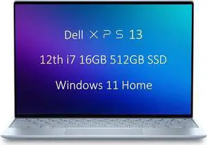 Dell XPS 13 9315 Laptop, 13" FHD+ (1920 x 1200) Non-Touch, 12th Gen Intel Core i7-1250U, 16GB Ram, 512GB SSD, Windows 11