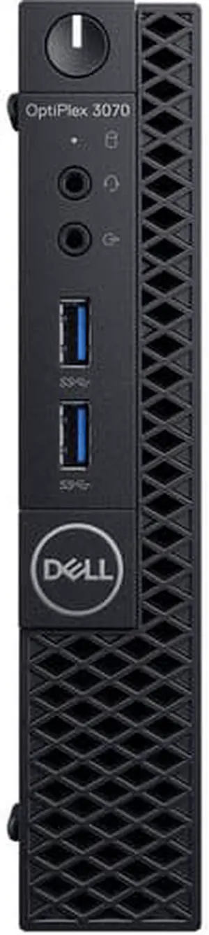 Dell Optiplex 3070 Micro Micro Tower Desktop, Intel Core 9th Gen i5-9500T, 8GB RAM, 128GB Class 35 SSD, Windows 10 Pro