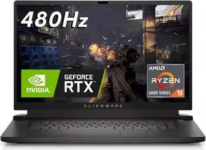 Dell Alienware M17 R5 Laptop, 17.3", FHD (1920 x 1080) Non-Touch, AMD Ryzen 9 6900HX, 32GB Ram, 1 TB, Gen4 SSD, nVidia GeForce RTX 3080 Ti, Windows 11