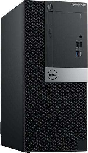 Dell Optiplex 7060 Mini Tower Mini Tower Desktop, Intel Core 8th Gen i7-8700, 64GB (4X16GB) RAM, 1TB Hard Drive; 256GB SSD, Win 10 Pro