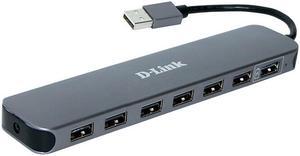 D-Link DUB-H7 External 7 ports USB 2.0 HUB Switch iPod/iPad/iPhone Fast Charging  EU Plug 110V-220V