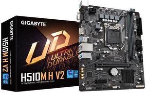 Gigabyte Motherboard H510M H V2 Micro-ATX LGA 1200 PCIE4.0X16 3200 DDR4