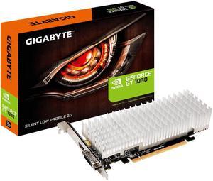 Gigabyte GT 1030 2G GDDR5 GV-N1030SL-2GL PCI-E Video Card Silent Low Profile DVI