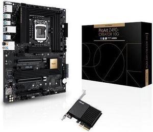 Asus ProART Z490-CREATOR 10G Motherboard cpu socket LGA1200 Intel DDR4 USB 3.2