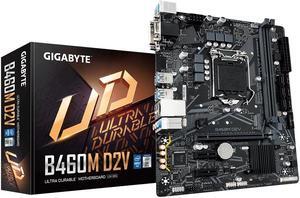 Gigabyte B460M D2V LGA 1200 DDR4 Micro ATX VGA DVI Intel B460 SATA3 GB460MD2V