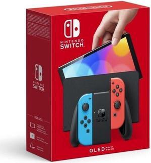Nintendo Switch OLED blue red 7 White console old colorful 64GB WiFi Bluetooth LAN