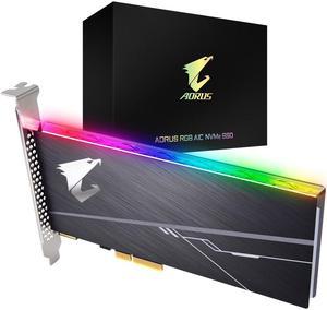Gigabyte AORUS RGB AIC 512GB SSD NVMe PCI-E x4 3D TLC Card Solid State Drive GP-ASACNE2512GTTDR