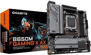 Gigabyte B650M GAMING X AX Motherboard CPU AM5 AMD Ryzen DDR5 HDMI Wi-Fi 6E