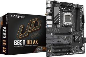 Gigabyte B650 UD AX Motherboard ATX DDR5 CPU Socket AM5 SATA 3 HDMI Wi-Fi 6/6E