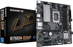 Gigabyte motherboard Intel B760M D3HP LGA 1700 DDR5 Micro ATX DisplayPort USB Type-C