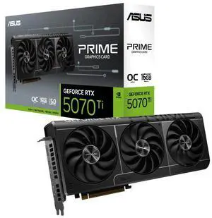 ASUS PRIME RTX5070 TI O16G video card GDDR7 PCI Express 5.0 28 Gbps 256 bit