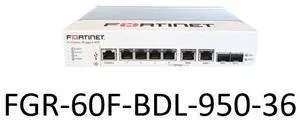 Fortinet FortiGateRugged-60F hardware + 3 year forticare FGR-60F-BDL-950-36