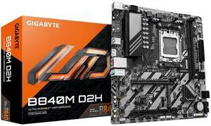 Gigabyte B840M D2H motherboard AMD AM5 DDR5 Micro ATX M.2 PCIe