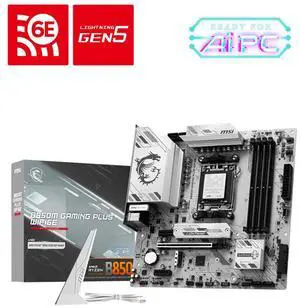 MSI motherboard AMD B850M GAMING PLUS WIFI6E AM5 4xDDR5 m.2 4x USB 2.0 Micro ATX