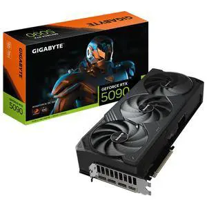Gigabyte GeForce RTX 5090 WINDFORCE OC 32G GV-N5090WF3OC-32GD GDDR7 PCIe 5.0 x16 video card Gigabyte GeForce RTX 5090 WINDFORCE OC 32G GV-N5090WF3OC-32GD GDDR7 PCIe 5.0 x16 video card