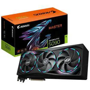 Gigabyte AORUS GeForce RTX 5090 MASTER 32G GV-N5090AORUS M-32GD video card GDDR7 video card Gigabyte AORUS GeForce RTX 5090 MASTER 32G GV-N5090AORUS M-32GD video card GDDR7 video card