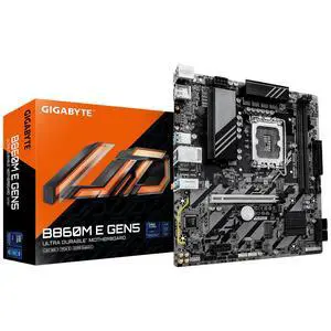 Gigabyte B860M E GEN5 LGA 1851 DDR5 Micro ATX M.2 PCIe 5.0 x16 slot DisplayPort Gigabyte B860M E GEN5 LGA 1851 DDR5 Micro ATX M.2 PCIe 5.0 x16 slot DisplayPort