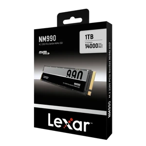 Lexar SSD LNM-990 1TB M.2 NVMe High Speed PCIe Gen 5X4 LNM990X001T-RNNNG Lexar SSD LNM-990 1TB M.2 NVMe High Speed PCIe Gen 5X4 LNM990X001T-RNNNG