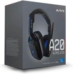 ASTRO Gaming A20 Wireless Headset, Black/Blue (PlayStation 4)