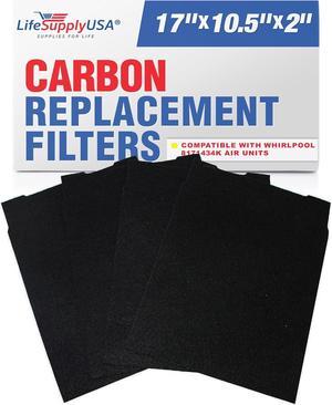 4 Replacement Carbon Pre-Filters Compatible with Whirlpool 8171434K Air Purifiers AP350 AP450 AP510