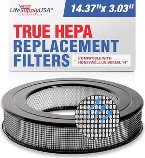 Replacement Filter fits Honeywell Universal 14" Air Purifier Replacement HEPA filter HRF-F1 Filter F