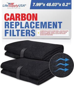 2 Pack Replacement Carbon Charcoal Pre Filters Compatible with Honeywell Enviracaire 33002/E33