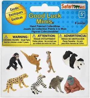 Exotic Fun Pack Mini Good Luck Figures Safari Ltd