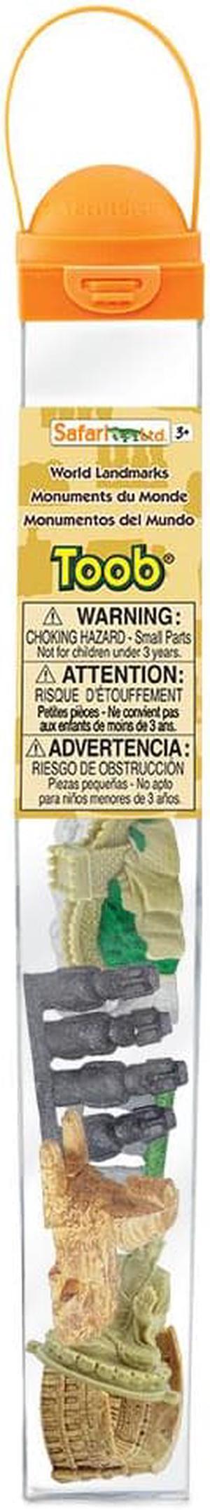 Toobs World Landmarks Safari Ltd Set Educational Kids Toy Figure