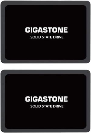 Gigastone 2-Pack 120GB SSD SATA III 6Gb/s. 3D NAND 2.5" Internal Solid State Drive, Read up to 500MB/s. Compatible with PC, Desktop and Laptop, 2.5 inch 7mm (0.28)