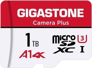Gigastone 1TB Micro SD Card, Camera Plus, GoPro, Action Camera, Sports Camera, A1 Run App for Smartphone, Nintendo-Switch Compatible, 150MB/s, 4K Video Recording, Micro SDXC UHS-I A1 U3 Class 10