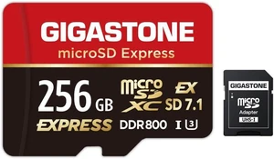 GIGASTONE 256GB MicroSD Express Card - Works with Nintendo-Switch 2, Up to 880MB/s Read, Up to 650MB/s Write - Works with Nintendo-Switch 2, Action Camera, Drone, GS-2IN1-EXPRESS-14-256GB-R GIGASTONE 256GB MicroSD Express Card - Works with Nintendo-Switch 2, Up to 880MB/s Read, Up to 650MB/s Write - Works with Nintendo-Switch 2, Action Camera, Drone, GS-2IN1-EXPRESS-14-256GB-R