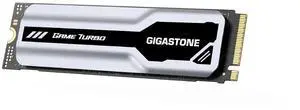 GIGASTONE Game Turbo PCIe Gen4x4 SSD 2TB, Speed Up to 7,300MB/s, Heat Sink, with SLC Caching Gaming/PC/Desktop/Laptop 5-Year Warranty M.2 NVMe PCIe 4.0 2280 Internal Solid State Drive-Black GIGASTONE Game Turbo PCIe Gen4x4 SSD 2TB, Speed Up to 7,300MB/s, Heat Sink, with SLC Caching Gaming/PC/Desktop/Laptop 5-Year Warranty M.2 NVMe PCIe 4.0 2280 Internal Solid State Drive-Black