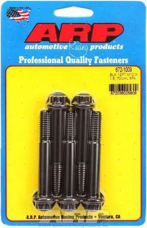 ARP Universal Bolt 10 mm x 1.50 Thread 70 mm Long Chromoly 5 pc P/N 672-1009