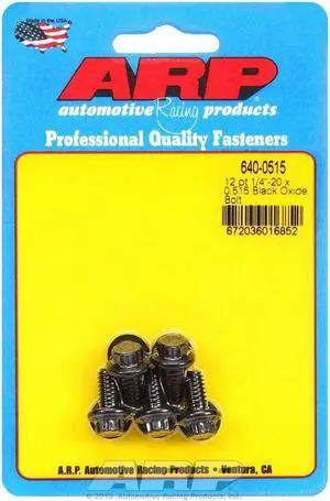 ARP Universal Bolt 1/4-20 in Thread 0.515 in Long Chromoly 5 pc P/N 640-0515