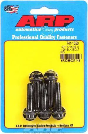 ARP Universal Bolt 5/16-24 in Thread 1.250 in Long Chromoly 5 pc P/N 741-1250