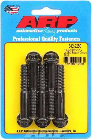 ARP Universal Bolt 3/8-16 in Thread 2.250 in Long Chromoly 5 pc P/N 642-2250