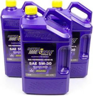Royal Purple 5W30 Motor Oil 5 qt Case of 3 P/N 53530