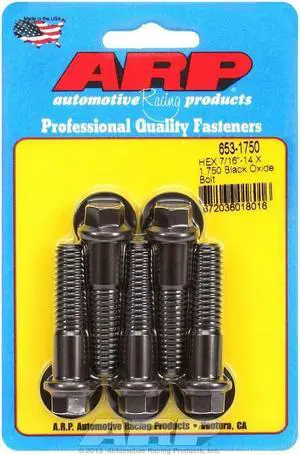 ARP Universal Bolt 7/16-14 in Thread 1.750 in Long Chromoly 5 pc P/N 653-1750