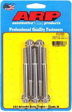 ARP Universal Bolt 5/16-18 in Thread 3.250 in Long Stainless 5 pc P/N 612-3250