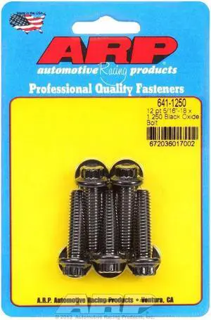 ARP Universal Bolt 5/16-18 in Thread 1.250 in Long Chromoly 5 pc P/N 641-1250