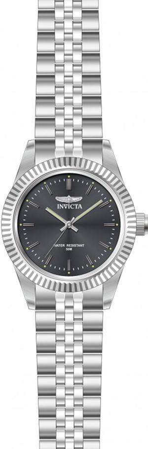 Invicta Women's Quartz Black Dial Stainless Steel Watch 29395